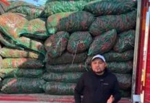 Comerciante de buen corazón decide regalar parte de su cosecha para ayudar a la gente