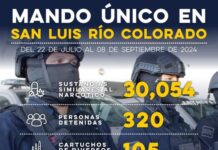 Acciones del Mando Único en SLRC generan 320 detenciones