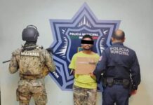 APREHENDE SSPM A SUJETO CON ARMA PUNZOCORTANTE