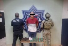 EN BARRIDOS CAPTURAN AGENTES DE LA SSPM A HOMBRE CON DROGAS