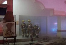 BOMBEROS DE CAJEME CONTROLAN INCENDIO EN LOCAL*