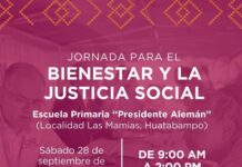 Llevará Gobierno de Sonora Jornada para el Bienestar y la Justicia Social a Huatabampo