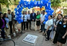 PRESENTE ALCALDE JAVIER LAMARQUE EN RESGUARDO DE CÁPSULA DEL TIEMPO EN SECUNDARIA GENERAL NÚMERO 4*