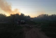 CONTROLAN BOMBEROS DE PUEBLO YAQUI Y CAJEME INCENDIO EN CAMPO 30