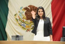 Deni Gastelum Barreras rinde protesta como diputada del Distrito 16 en Cajeme