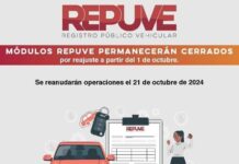 Retomará Repuve Sonora actividades el 21 de octubre por ajustes operativos
