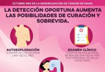 Invita Gobierno de Sonora al uso de la Línea Rosa para una detección oportuna de cáncer de mama*