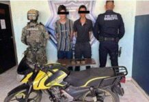 CAPTURAN SSPM Y MARINA A DOS POR PORTACIÓN DE ARMA DE FUEGO Y POSESIÓN DE VEHÍCULO ROBADO