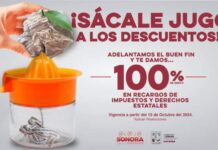 Invita Gobierno de Sonora a aprovechar descuentos en el pago de impuestos