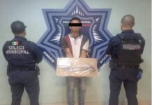 DETIENE SSPM EN LA LUIS ECHEVERRÍA A PRESUNTO POR PORTACIÓN DE ARMA PROHIBIDA*