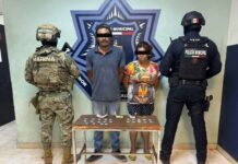 SSPM Y MARINA DETIENEN A PAREJA POR DELITO CONTRA LA SALUD EN VILLA BONITA