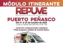 ANUNCIA GOBIERNO DE SONORA RECORRIDO DE MODULO ITINERANTEDE REPUVE POR MUNICIPIOS.