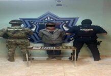 POR DELITO CONTRA LA SALUD CAPTURA SSPM Y MARINA A SUJETO EN LA COLONIA HIDALGO