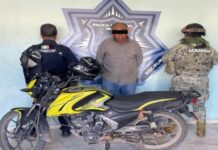 DETIENE SSPM Y MARINA A SUJETO POR PRESUNTO ROBO DE VEHÍCULO*