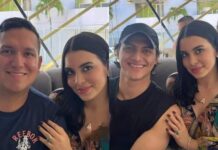 chica llamada Andrea se ha viralizado en redes sociales ya que el mismo día se subieron fotos con los que parecen ser sus parejas.