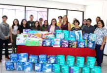 Realiza comunidad educativa de Itesca importante donativo de pañales a DIF Cajeme