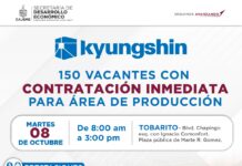 INVITA DESARROLLO ECONÓMICO Y EMPRESA KYUNGSHIN A JORNADA DE EMPLEO*