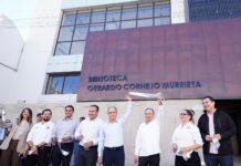 Cumple Gobernador Durazo con rehabilitación de calles del centro histórico y entrega de biblioteca del Colson*