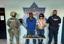 EN OPERATIVO COORDINADO DETIENE SSPM Y MARINA A DOS POR EL PRESUNTO DELITO CONTRA LA SALUD