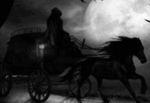 La carreta del diabIo en el Barrio de San Marcos, Aguascalientes.