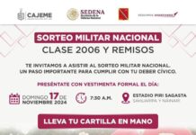 INVITAN A SORTEO MILITAR NACIONAL CLASE 2006 Y REMISOS*