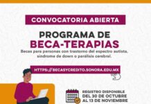 Entregará Gobierno de Sonora más de dos mil Becaterapias
