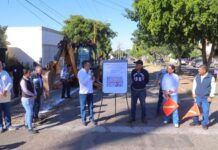 DA BANDERAZO JAVIER LAMARQUE A OBRA DE INFRAESTRUCTURA HIDROSANITARIA EN CALLE TETABIATE Y PAVIMENTACIÓN EN CALLE RÍO SONORA*