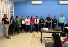 INSTALAN COMITÉ DE SEGURIDAD ESCOLAR CON PADRES DE FAMILIA DE LA PRIMARIA RAFAEL AMAYA EN LA PIONEROS