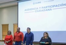 PRESIDE JAVIER LAMARQUE PRIMER AUDIENCIA DE PARTICIPACIÓN CIUDADANA
