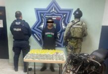 CAPTURA SSPM Y MARINA A HOMBRE CON DOSIS DE DROGA