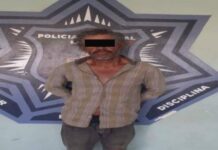 DETIENEN A HOMBRE CON ARMA BLANCA EN CÓCORIT*