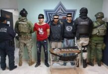 EN OPERATIVO COORDINADO SSPM Y MARINA ASEGURARON DROGAS Y ARMAS