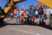DA BANDERAZO ALCALDE JAVIER LAMARQUE A PAVIMENTACIÓN EN CALLES VALLE DEL ALGODÓN Y PASEO LAS PALMAS*