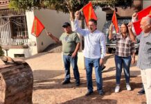 PONE EN MARCHA JAVIER LAMARQUE OBRA DE PAVIMENTACIÓN E INFRAESTRUCTURA HIDROSANITARIA EN CALLE VALLE DE ÁLAMOS*