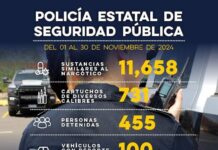 Detiene Gobierno de Sonora a 455 personas durante noviembre: Víctor Hugo Enríquez*