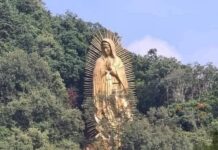 Conoce la escultura de la Virgen de Guadalupe más grande del mundo.
