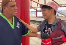 JOVEN ROMPE EN LLANTO DE AGRADECIIMIENTO AL RECUPERAR SU MOCHILA PERDIDA