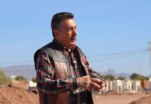 JAVIER LAMARQUE SUPERVISA AVANCES EN OBRA HIDRÁULICA QUE BENEFICIARÁ AL SUR DE CAJEME*