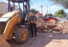 ALCALDE JAVIER LAMARQUE REFUERZA RECORRIDOS DE SUPERVISIÓN DE VIALIDADES EN CAJEME*