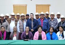 REFRENDA PRESIDENTE JAVIER LAMARQUE LAZOS CON NUEVAS AUTORIDADES DE LA TRIBU YAQUI*