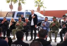 *Entrega Gobernador Durazo patrullas y equipamiento de seguridad para fortalecer municipios de la sierra
