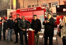 ENTREGA ALCALDE JAVIER LAMARQUE OBRA DE REMODELACIÓN DE EDIFICIO Y UNIDADES AL DEPARTAMENTO DE BOMBEROS DE CIUDAD OBREGÓN