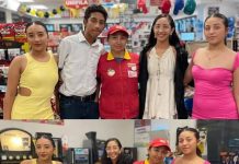 A su mamá le tocó trabajar en año nuevo, y sus hijos decidieron pasar esa noche con ella.