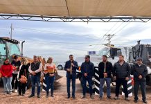 PONE EN MARCHA GOBIERNO DE CAJEME OBRA DE SEÑALIZACIÓN Y PINTURA VIAL EN CALLE CALIFORNIA Y CANAL BAJO