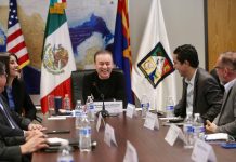 Atiende Gobernador Durazo seguimiento a estrategia integral de atención humanitaria de personas en situación de migración