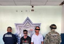 OPERATIVO DE SEGURIDAD EN LA COLONIA HIDALGO EN CAJEME ARROJA DOS DETENIDOS