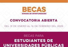 Invita Gobierno de Sonora a jóvenes universitarios a registrarse en convocatoria de becas