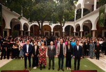 Gobernador Durazo premia con 100 mil pesos a ganadores del Premio Estatal de la Juventud 2024