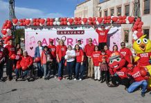 ASISTEN CIENTOS DE CAJEMENSES A LA CARAVANA «AMOR ES PAZ»*