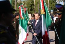 Encabeza Gobernador Durazo evento conmemorativo por el Día de la Bandera*